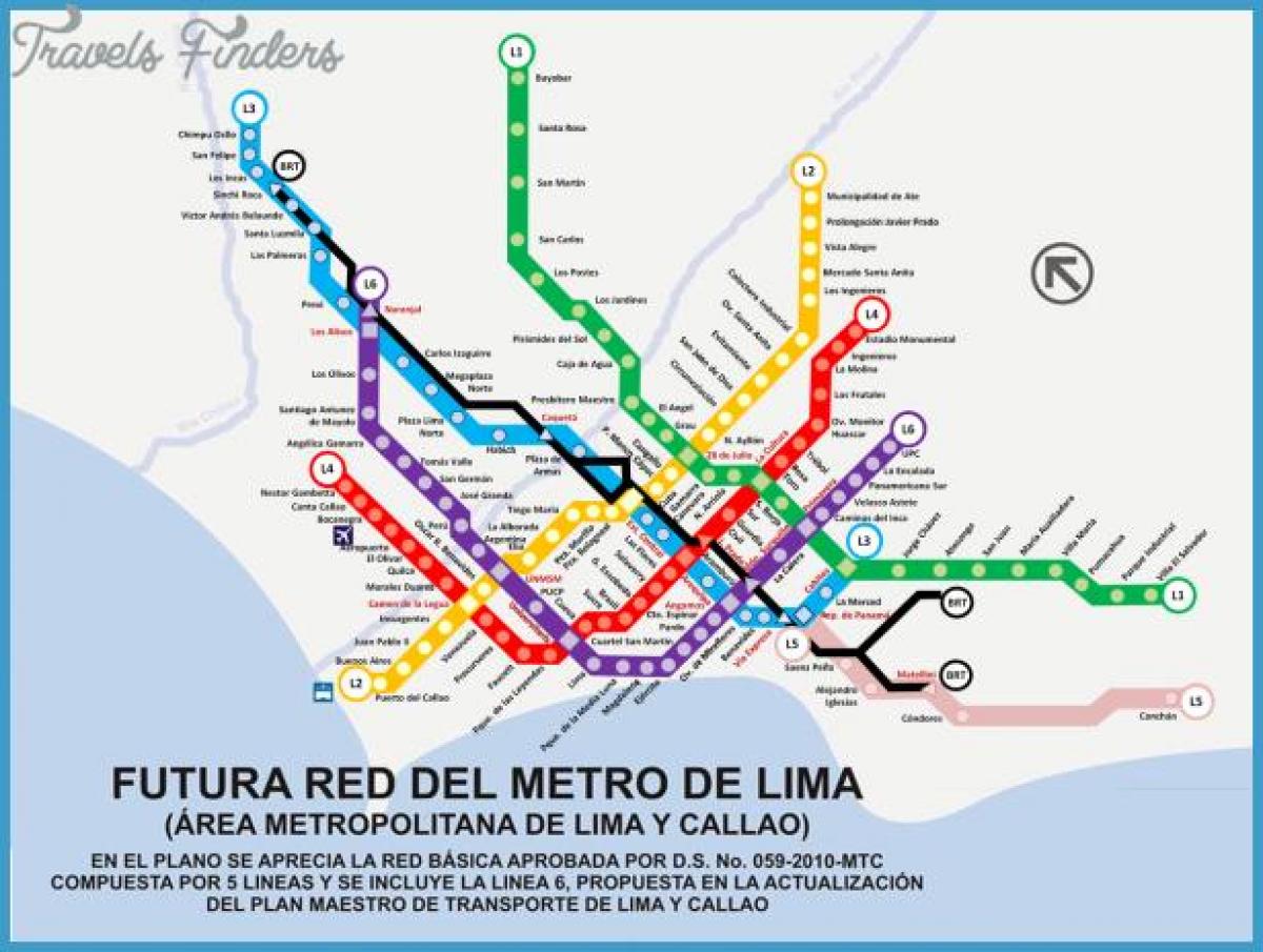 Harta e metropolitano Lima